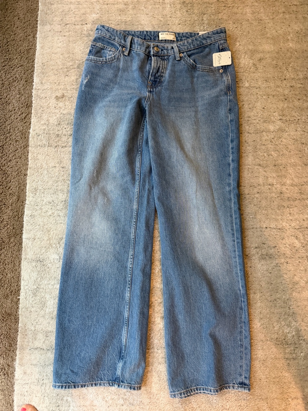 We The Free Men's Straight Blue Jeans